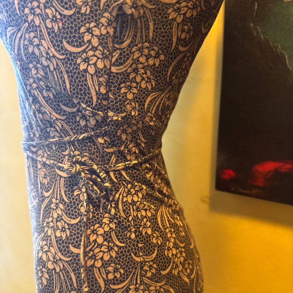 Betsey Johnson Vintage Garden Party Midi Dress – Size S – Excellent Condition - Picture 9 of 10